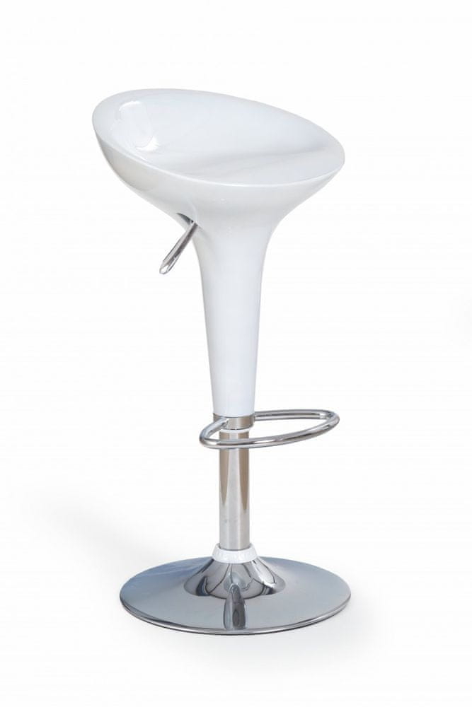 Halmar Barová stolička Ivy4 biela